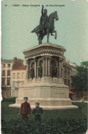 BELGIQUE - Liège - Vue Sur La Statue équestre De Charlemagne - Colorisé - Carte Postale - Liège