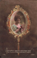 FANTAISIES - Femmes - Femme Dans Un Miroir - Carte Postale Ancienne - Mujeres