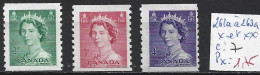 CANADA 261a à 63a * Côte 7 € - Unused Stamps