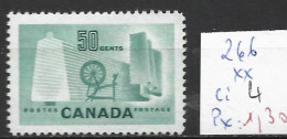 CANADA 266 ** Côte 4 € - Nuovi