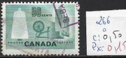 CANADA 266 Oblitéré Côte 0.50 € - Used Stamps