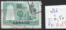 CANADA 266 Oblitéré Côte 0.50 € - Usati