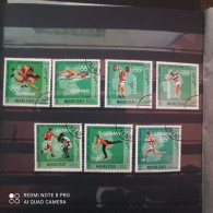 Yémen, Mahra States, South Arabia 1968 - Série Complète° - Vainqueurs Allemands Des Jeux Olympiques - Mi 99/105 - Yémen