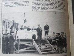 1948  LOOS LES LILLE Inauguration De La Plaque De La Prison - Loos Les Lille