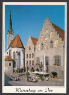 106284/ WASSERBURG AM INN, Historisches Rathaus Und Marienkirche  - Wasserburg (Inn)