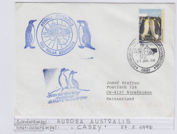 AAT Aurora Australis Ca Casey 27 JAN 1996 (AS177) - Lettres & Documents