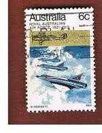 AUSTRALIA  - SG 489 -  1971 RAAF: WAR AIRPLANES      -    USED - Gebruikt