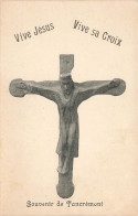 RELIGIONS ET CROYANCES - Vive Jésus - Vive Sa Croix -  Carte Postale Ancienne - Jezus