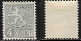 FINLAND FINNLAND FINLANDE  1958  MH(*) MI 492  SC 314 COAT OF ARMS WAPPEN BLASON LION WAPPENLÖWE 25M - Nuevos