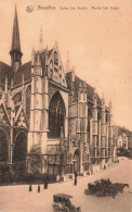 BELGIQUE - Buxelles - Vue Générale De L'église Sainte Gudule - Abside Sud Ouest - Carte Postale Ancienne - Otros & Sin Clasificación