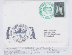 AAT Aurora Australis Ca Davis 2 MAR 2001(AS178A) - Storia Postale