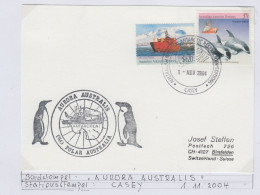 AAT Aurora Australis Ca Casey 1 NOV 2004 (AS178B) - Covers & Documents