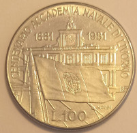 1981 - Italia 100 Lire Accademia Di Livorno   ------ - 100 Lire