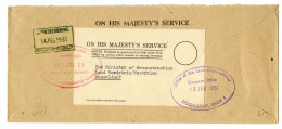 OHMS Letter Cover Posted Field Post 1956 FPO 791 To Dusseldorf 200115* - Officials