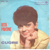 °°° 464) 45 GIRI - RITA PAVONE - CUORE / IL BALLO DEL MATTONE °°° - Altri - Musica Italiana