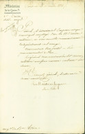 Lettre Autographe Signature Henri-Jacques-Guillaume Clarke Général Révolution Empire Ministre Guerre Comte Duc Mérachal - Político Y Militar