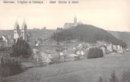 LUXEMBOURG - Clervaux - L'eglise Et L'abbaye - Clerf - Kirche & Abtei - Carte Postale Ancienne - Clervaux