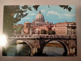 Cartolina Roma Basilica San Pietro Dal Lungotevere FG - San Pietro