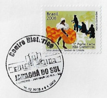 Brazil 2009 Cover Commemorative Cancel Historic Center Of Jaraguá Do Sul Railway Station - Lettres & Documents