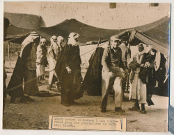 Photo De Presse Keystone - Chefs Arabes Se Rendant à Une Conférence Pour Des Pourparlers De Paix Avec Israël - Guerra, Militari