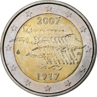 Finlande, 2 Euro, 90th Anniversary Of Independence, 2007, Vantaa, SPL - Finlandia