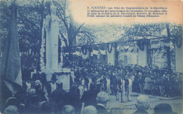 Nantes * Fêtes Du Cinquantenaire De La République Célébration Anniversaire De L'armistice * 11 Novembre 1920 - Nantes