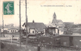 FRANCE - Briarres Sur Essonne - La Halte - Animé - Locomotive - Chemin De Fer - Carte Postale Ancienne - Andere & Zonder Classificatie