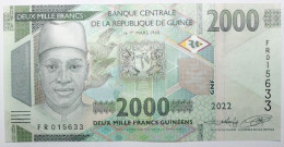 Guinée - 2000 Francs Guinéens - 2022 - PICK 48Ab - NEUF - Guinee