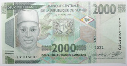 Guinée - 2000 Francs Guinéens - 2022 - PICK 48Ab - NEUF - Guinée