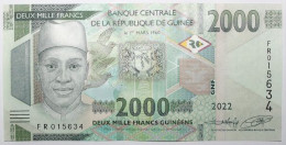 Guinée - 2000 Francs Guinéens - 2022 - PICK 48Ab - NEUF - Guinee