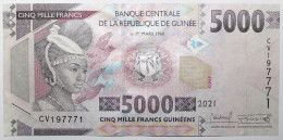 Guinée - 5000 Francs Guinéens - 2021 - PICK 49c - NEUF - Guinee