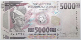 Guinée - 5000 Francs Guinéens - 2021 - PICK 49c - NEUF - Guinea