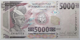 Guinée - 5000 Francs Guinéens - 2021 - PICK 49c - NEUF - Guinee