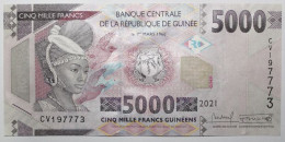 Guinée - 5000 Francs Guinéens - 2021 - PICK 49c - NEUF - Guinée