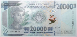 Guinée - 20000 Francs Guinéens - 2020 - PICK 50c - NEUF - Guinea