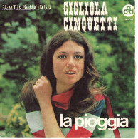 °°° 471) 45 GIRI - GIGLIOLA CINQUETTI - LA PIOGGIA / ZERO IN AMORE °°° - Other - Italian Music