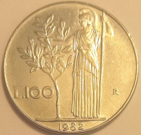 1982 - Italia 100 Lire    ------- - 100 Liras