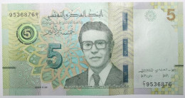 Tunisie - 5 Dinars - 2022 - PICK 98 - NEUF - Tusesië