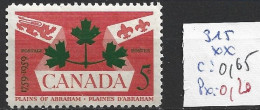 CANADA 315 ** Côte 0.65 € - Unused Stamps