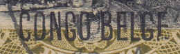 Belgian Congo 1909 Mi. 6 III, 50c. ERROR Variety Surchargé Overprint 'CONGO BELGF.' Deluxe LEOPOLDVILLE Cancel (3 Scans) - Unused Stamps