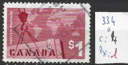 CANADA 334 Oblitéré Côte 4 € - Used Stamps