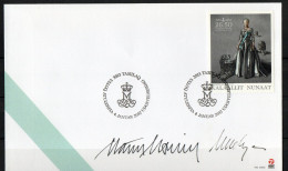 Martin Mörck. Greenland 2012. Queen Margrethe II 40 Anniv Goverment Anniv. Michel 601. Signed. - FDC