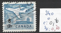 CANADA 340 Oblitéré Côte 0.80 € - Used Stamps