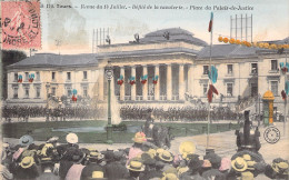 FRANCE - Tours - Revue De 14 Juillet - Defilé De La Cavalerie - Place Du Palais De Justice - Carte Postale Ancienne - Tours
