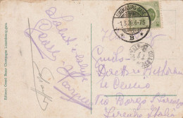 CARTOLINA 1926 LUSSEMBURGOROUTE DE TREVES (LX370 - Storia Postale