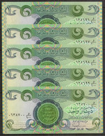 IRAQ. 5 Pieces X 1 Dinar 1984. UNC. Pick 69 - Irak