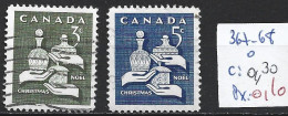 CANADA 367-68 Oblitérés Côte 0.30 € - Used Stamps