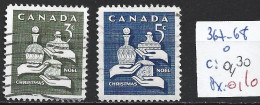 CANADA 367-68 Oblitérés Côte 0.30 € - Oblitérés