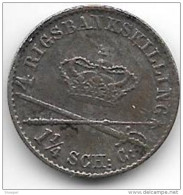 *Denmark 4 Skilling 1842km 721.2    Xf Catalog Val 50,00$ - Danemark