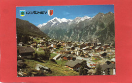 SUISSE---GRÄCHEN, WALLIS--Weisshorn, Brunegghorn, Bishorn--voir 2 Scans - Grächen